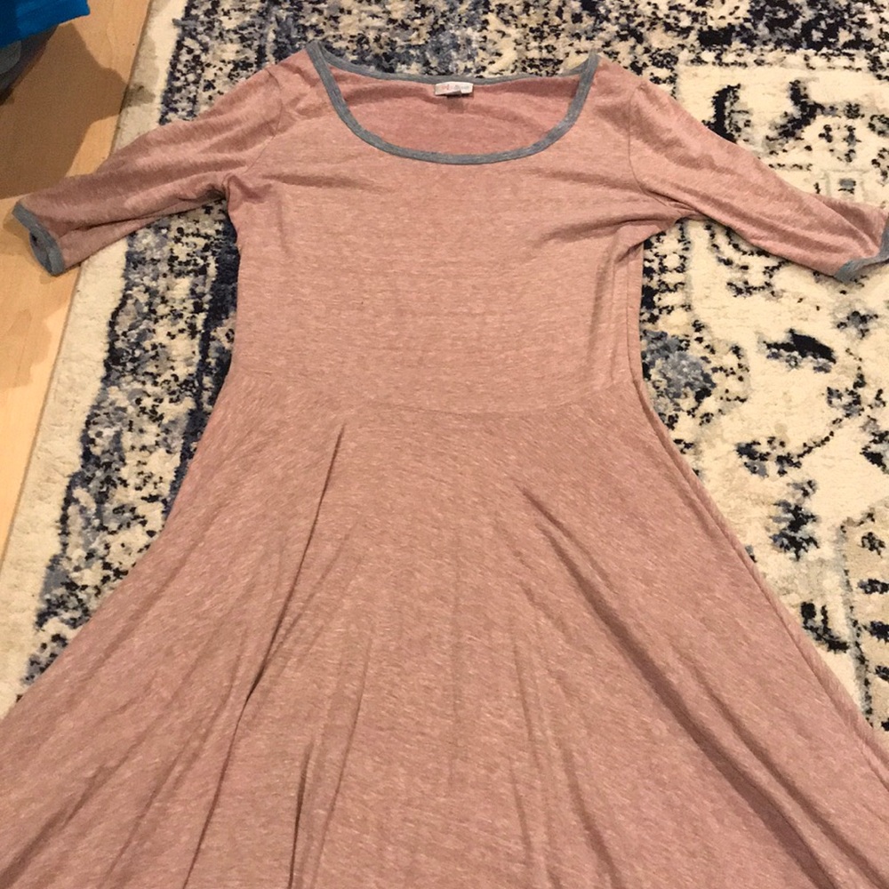 Heather pink LuLaRoe Nicole Large